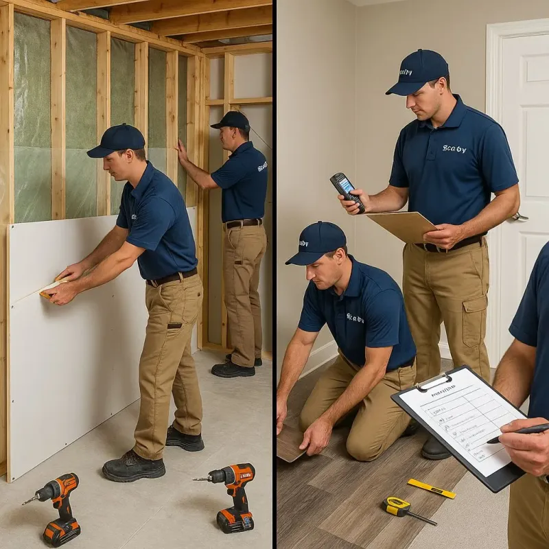 Repairs and Reconstruction process in Hyden, KY